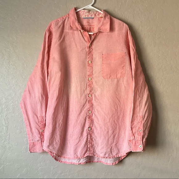 Tommy Bahama Other - Tommy Bahama Sea Glass Breezer linen shirt size XL